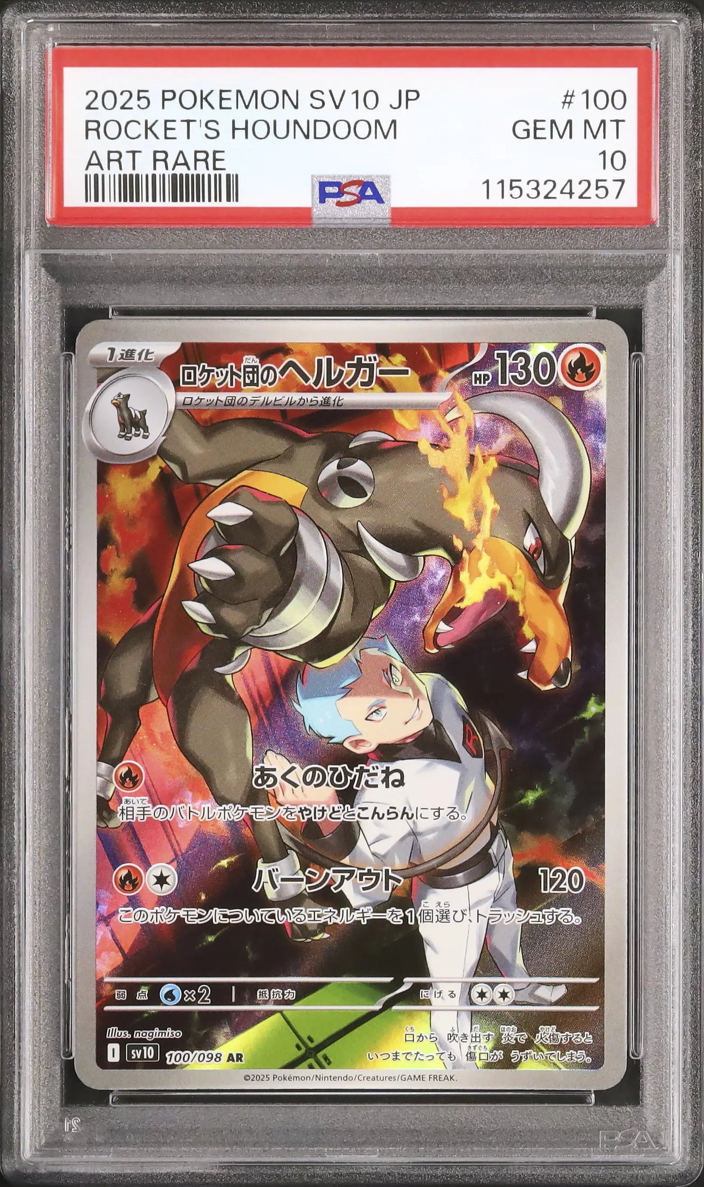 Team Rocket's Houndoom (sv10 100)