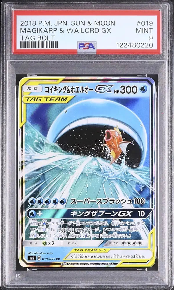 Magikarp & Wailord GX (sm9 019)