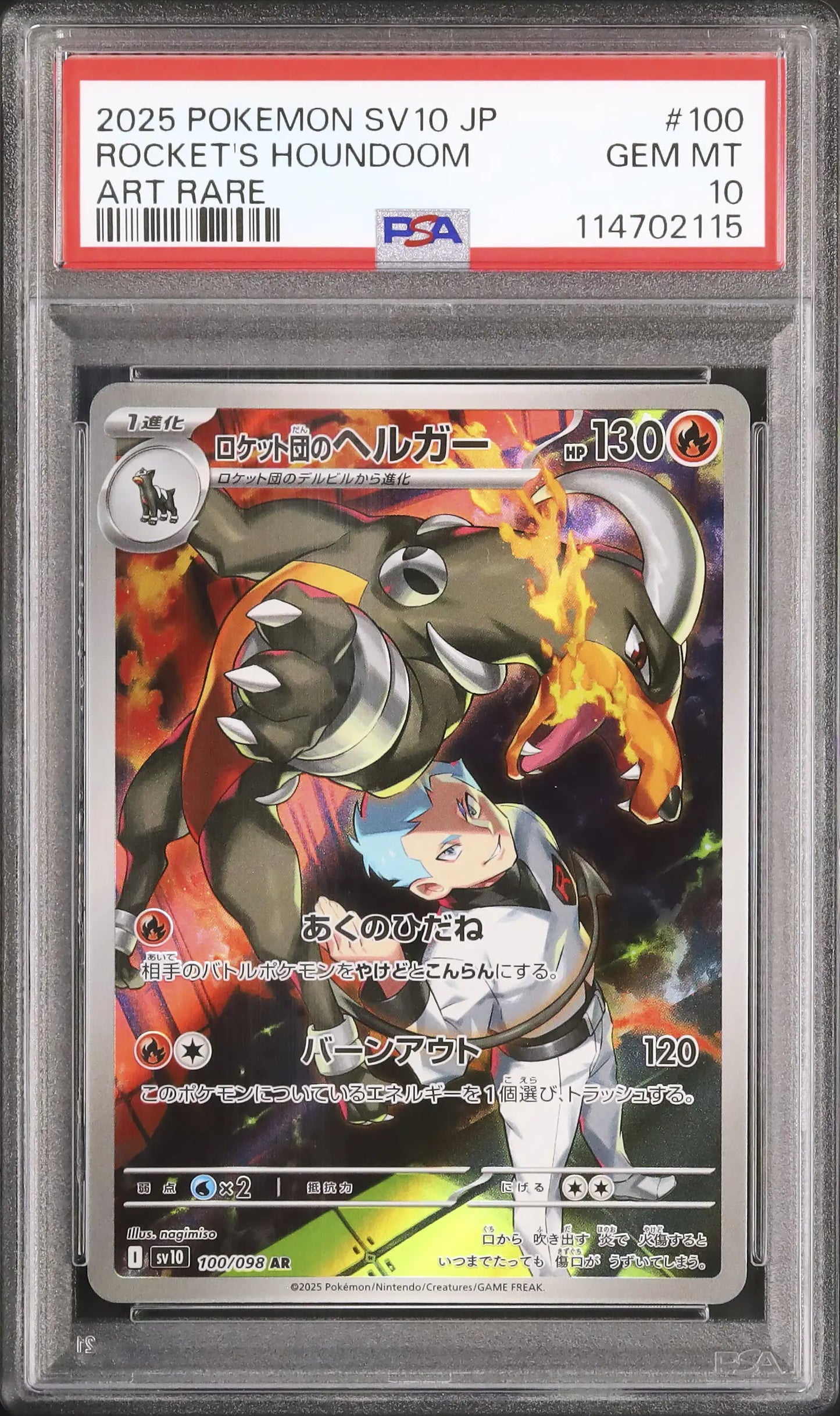 Team Rocket's Houndoom (sv10 100)