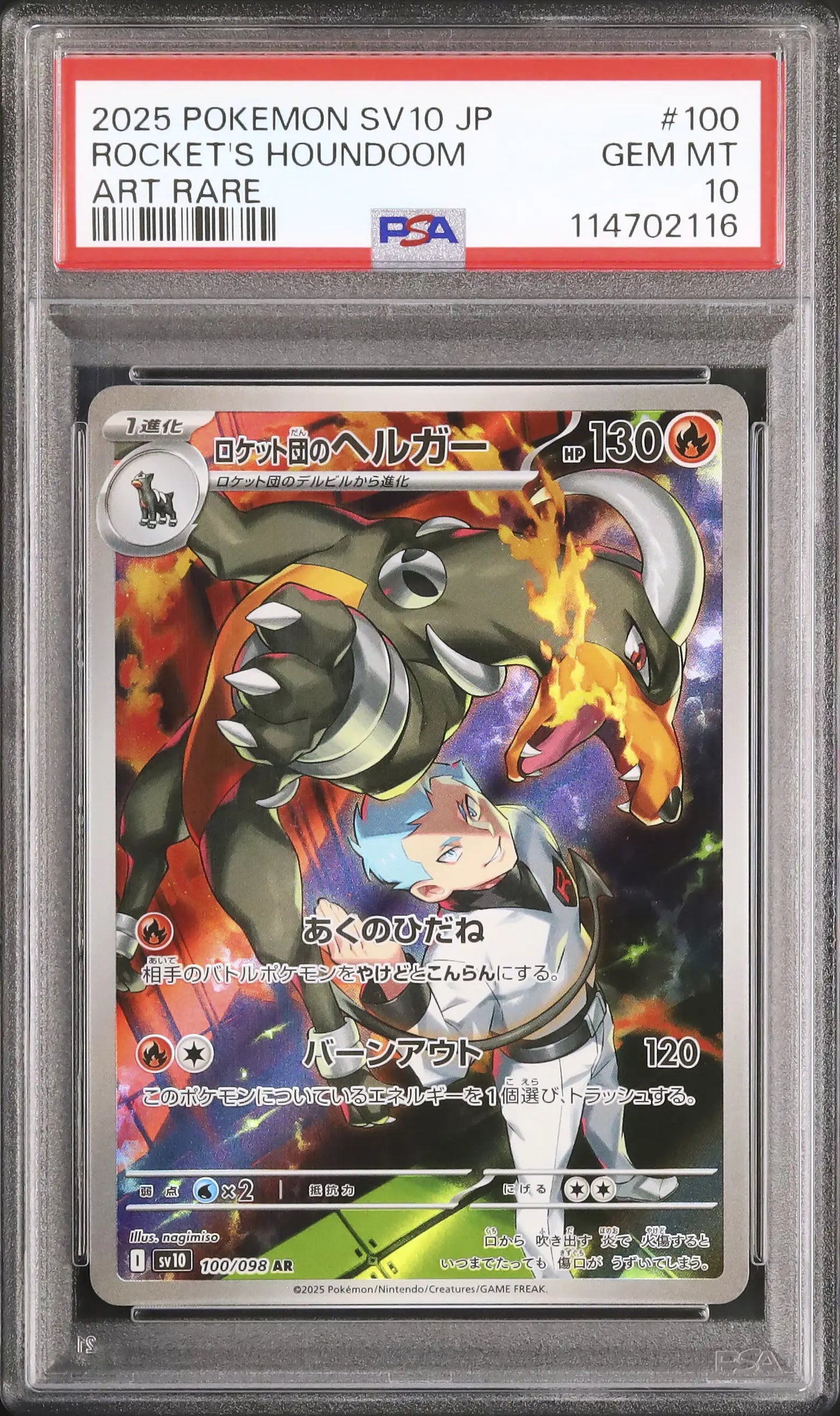 Team Rocket's Houndoom (sv10 100)