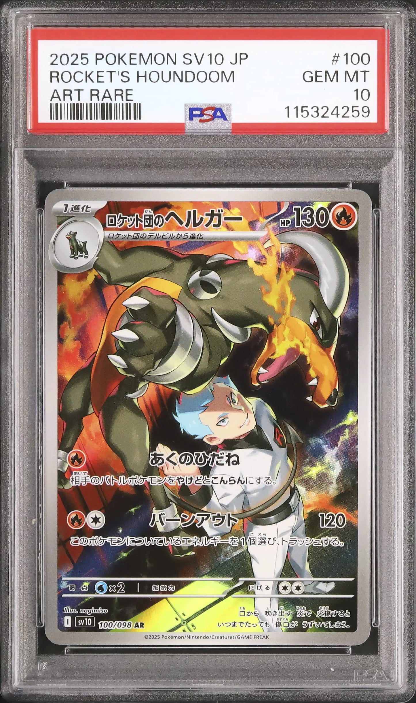 Team Rocket's Houndoom (sv10 100)