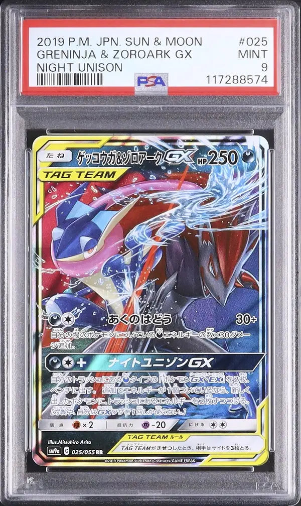 Greninja & Zoroark GX (sm9a 025)