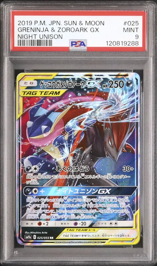 Greninja & Zoroark GX (sm9a 025)