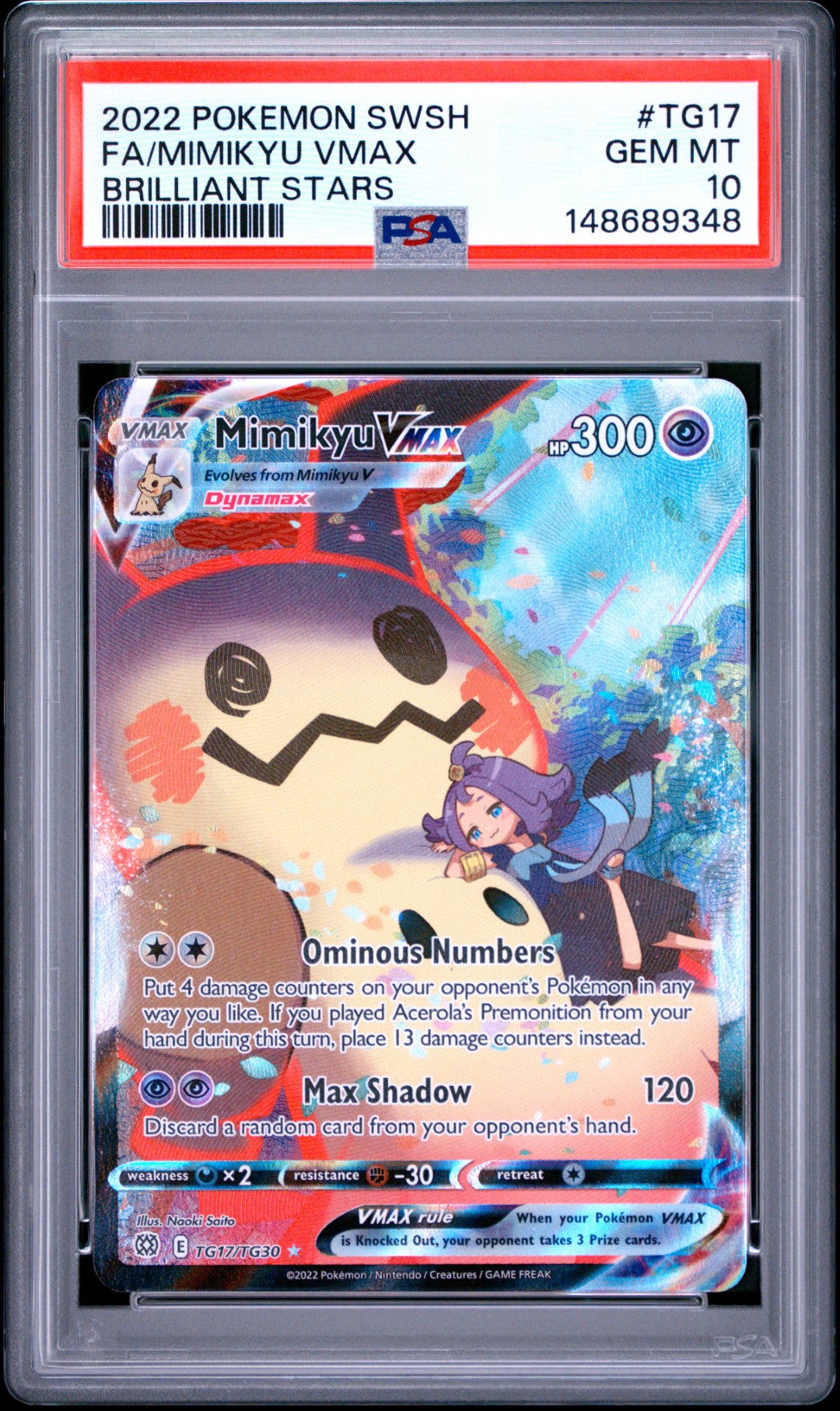 Mimikyu VMAX (BRS TG17)
