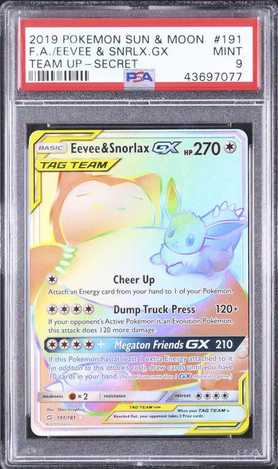 Eevee & Snorlax GX (TEU 191)